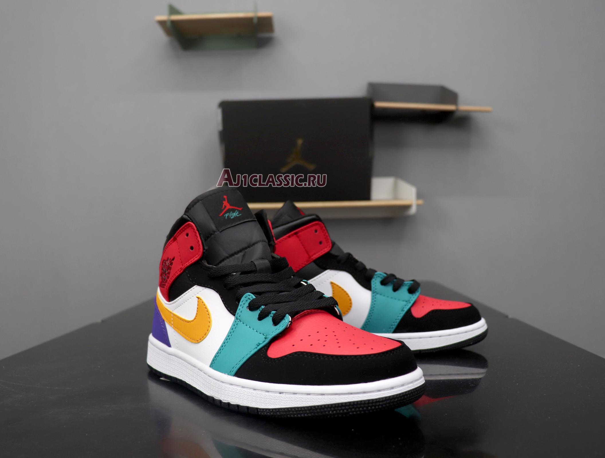 Air Jordan 1 Mid "Multi-Color" 554724-125