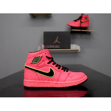 Air Jordan 1 High Premium Hot Punch AQ9131-600 Hot Punch/Black-Volt Sneakers