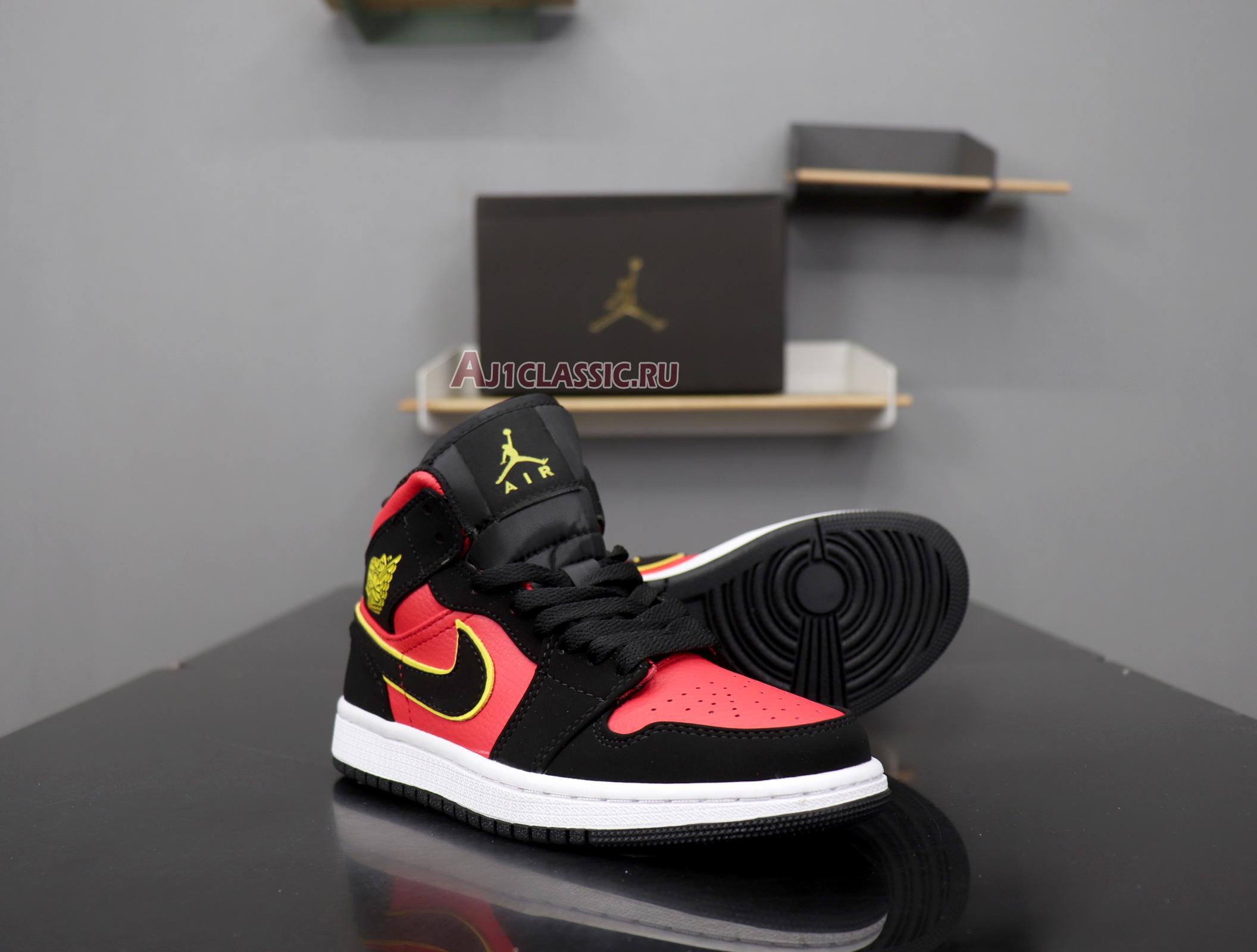 Air Jordan 1 Retro Mid "Hot Punch Volt" BQ6472-006