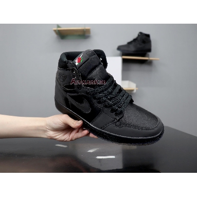 Rox Brown x Air Jordan 1 Retro High OG Black BV1576-001 Black/Black-Metallic Gold Sneakers