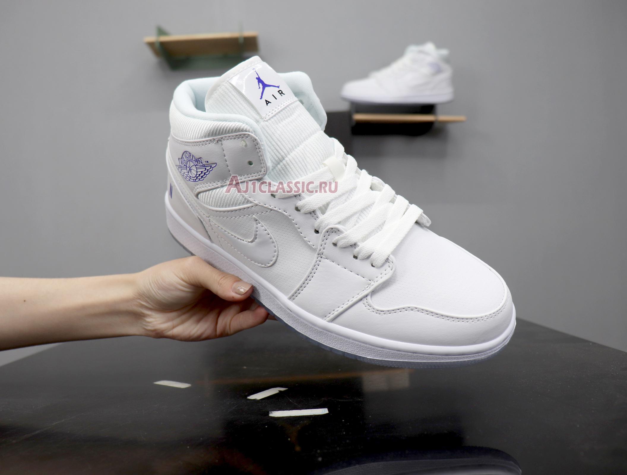 Air Jordan 1 Retro Mid "White Concord" BQ6578-100