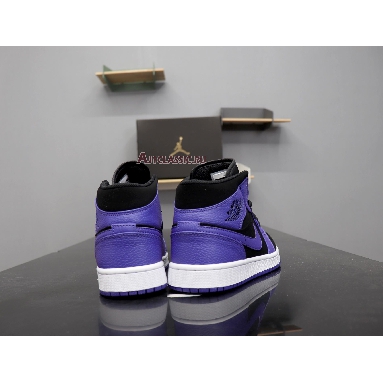 Air Jordan 1 Mid Dark Concord 554724-051 Black/Dark Concord-White Mens Womens Shoes