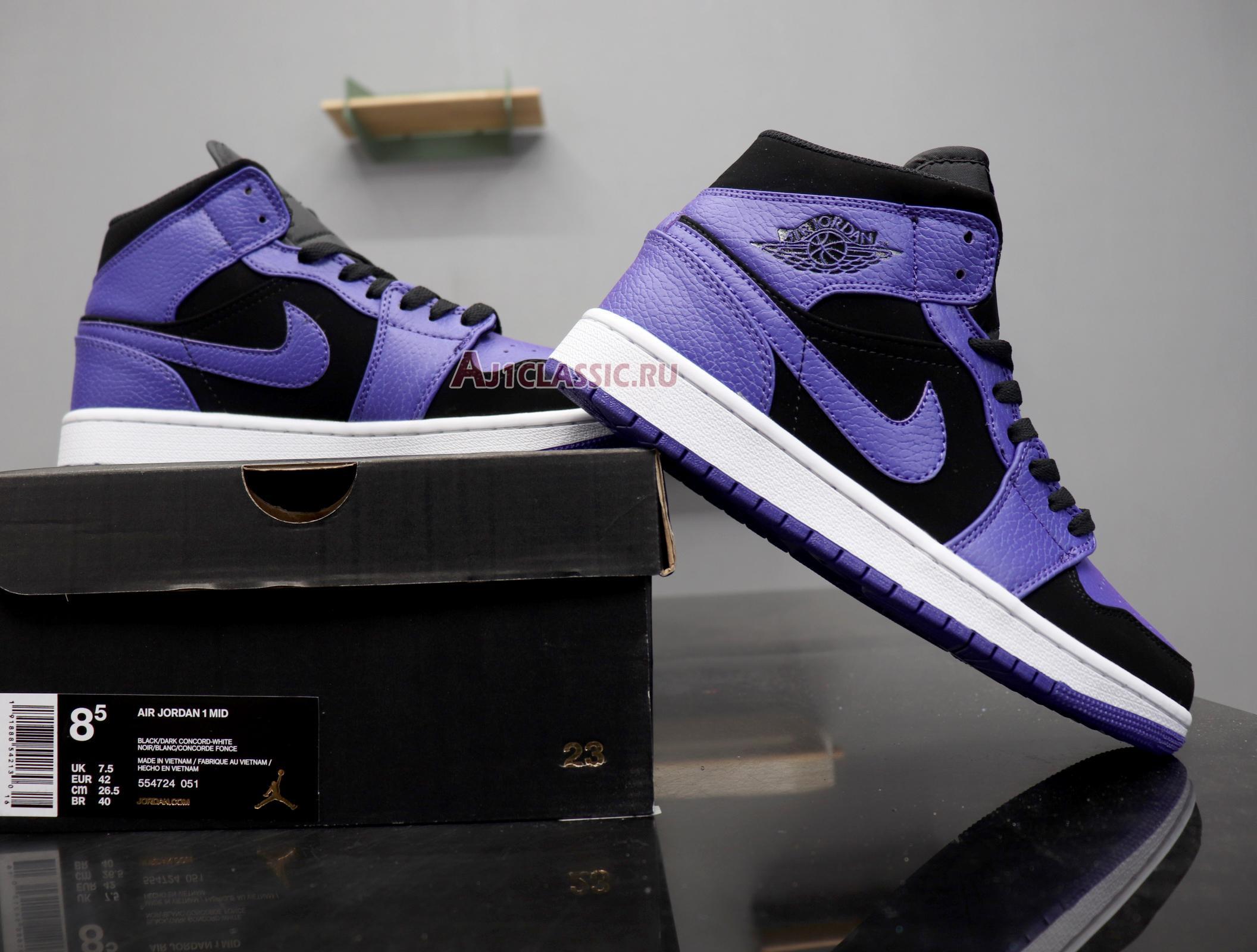 Air Jordan 1 Mid "Dark Concord" 554724-051