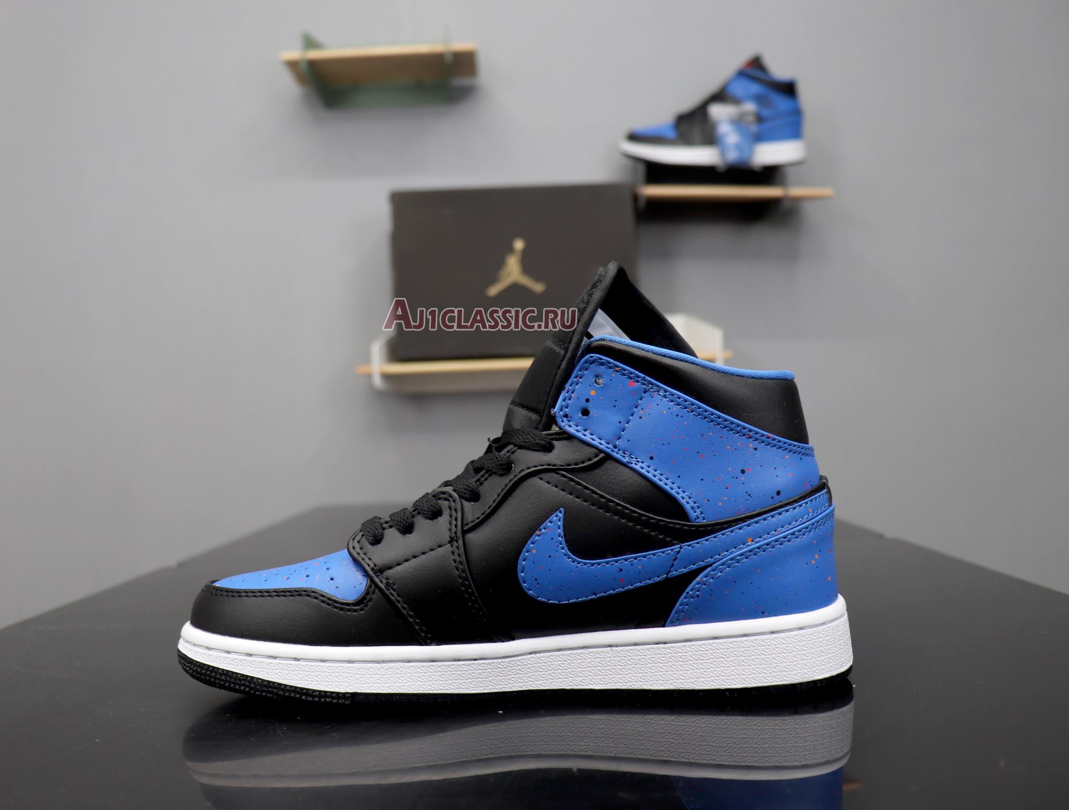 Air Jordan 1 Mid "Royal Splatter" 554724-048