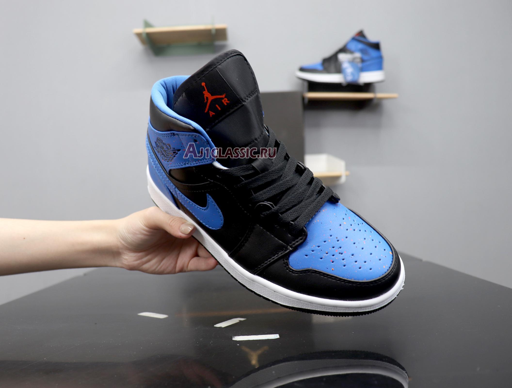 Air Jordan 1 Mid "Royal Splatter" 554724-048