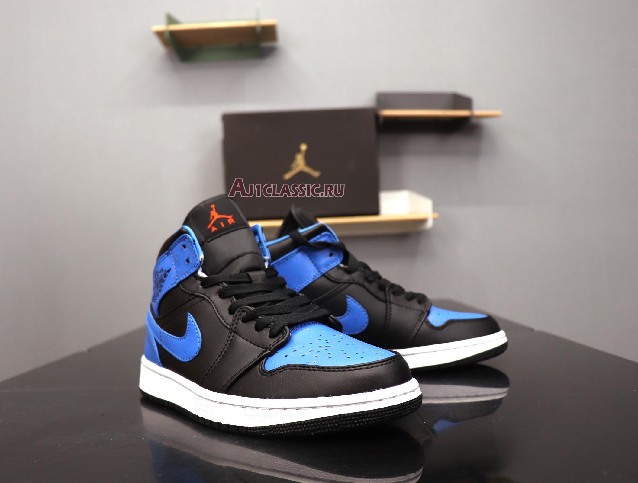 Air Jordan 1 Mid "Royal Splatter" 554724-048