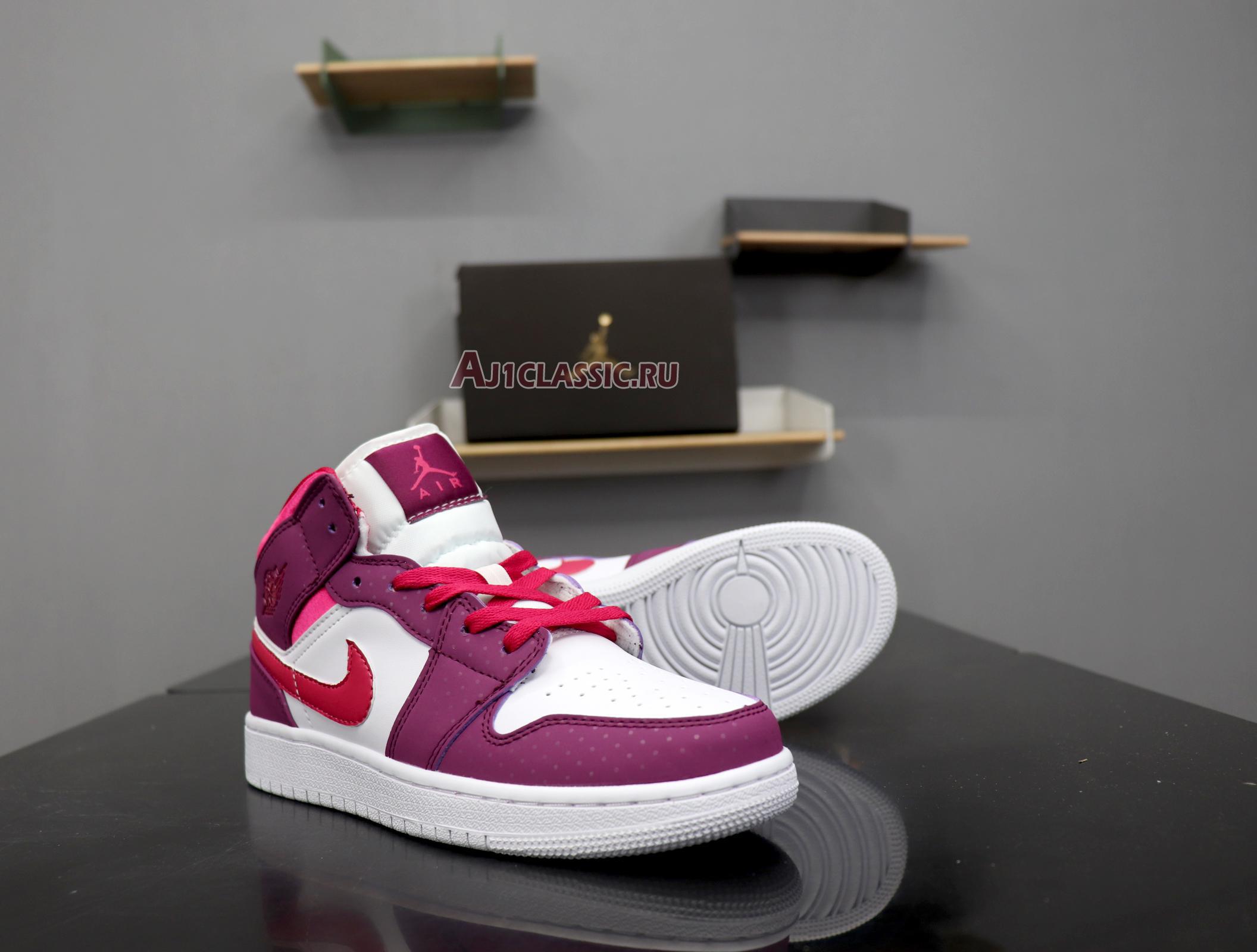 Air Jordan 1 Mid GS "Rush Pink" 555112-661