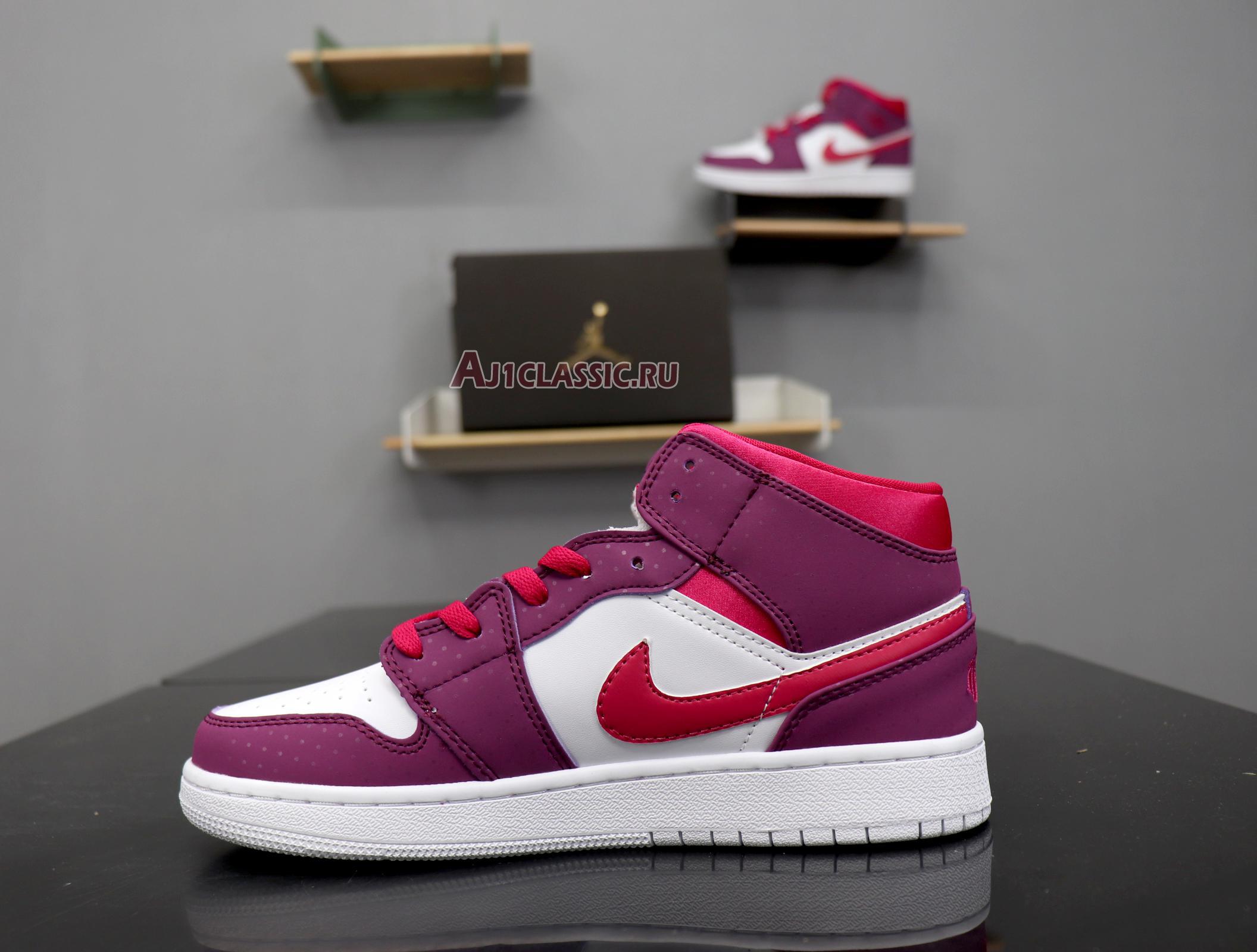 Air Jordan 1 Mid GS "Rush Pink" 555112-661