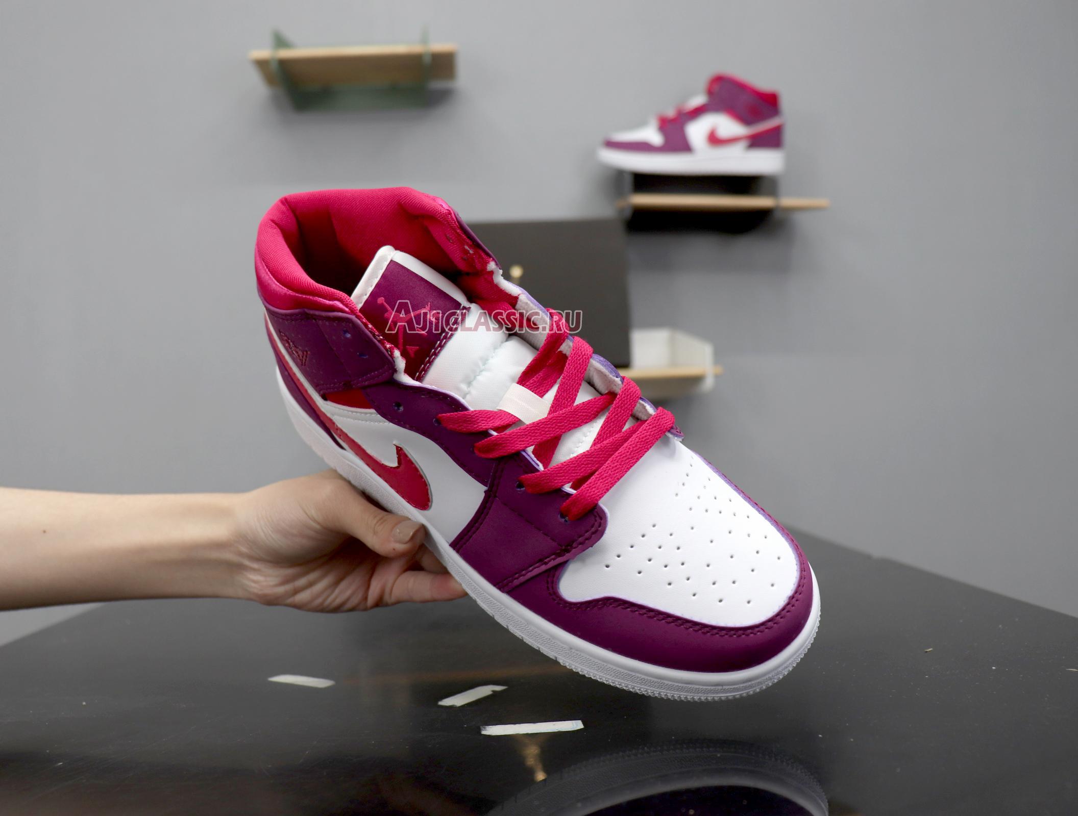 Air Jordan 1 Mid GS "Rush Pink" 555112-661