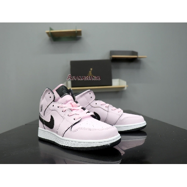 Air Jordan 1 Mid GS Pink Foam 555112-601 Pink Foam/Black-White Mens Womens Shoes