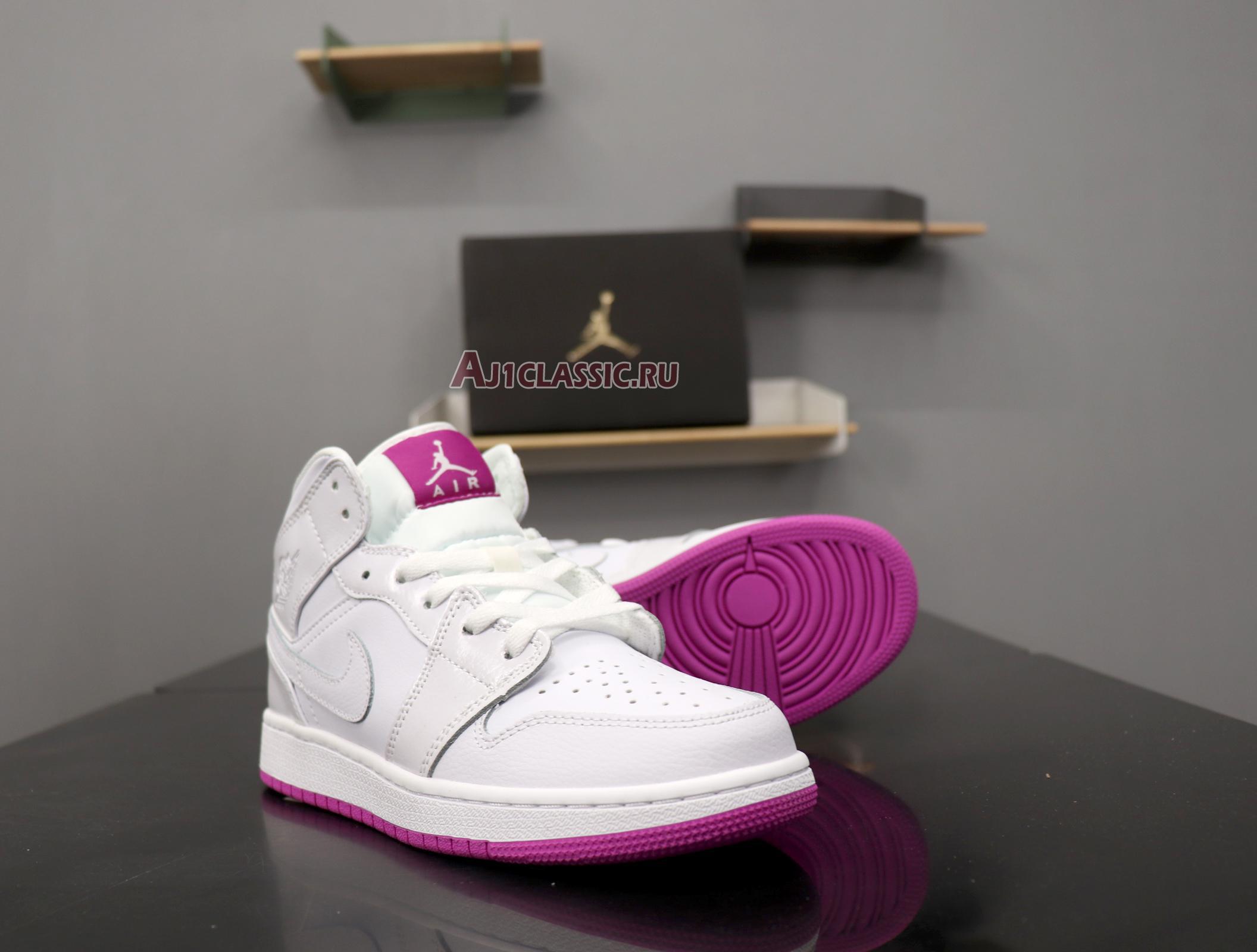 Air Jordan 1 Mid GS "Fuchsia" 555112-100