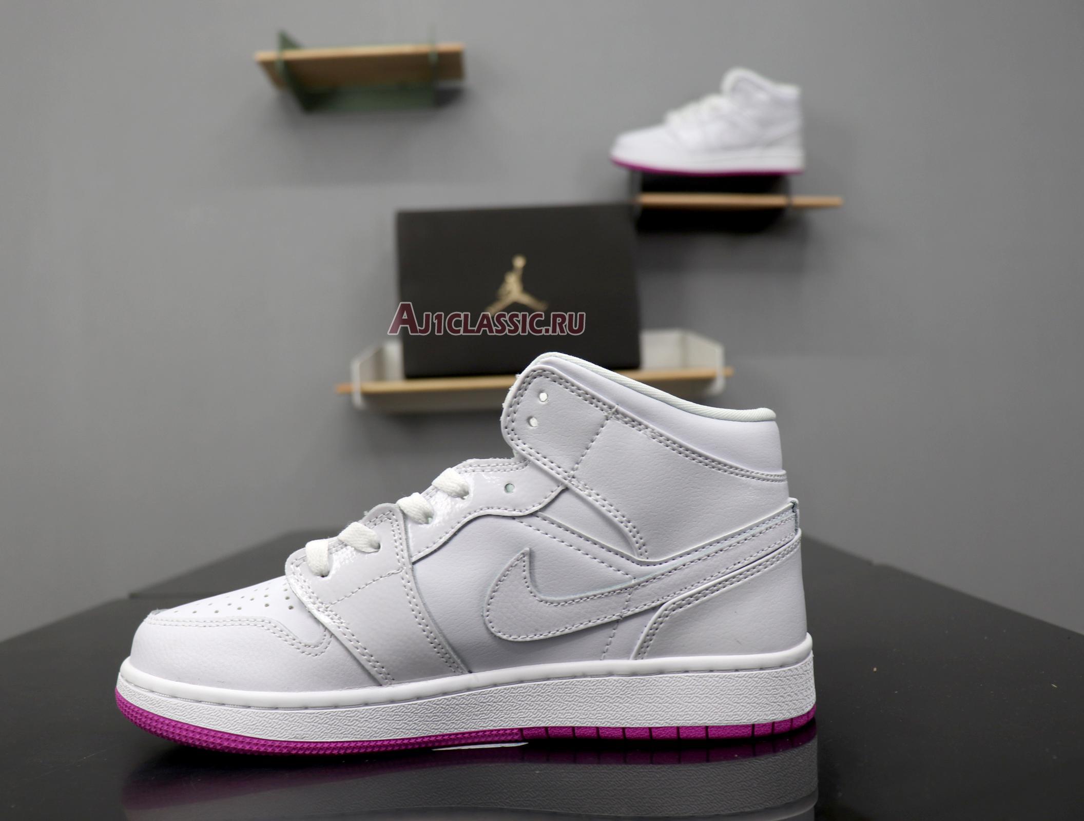 Air Jordan 1 Mid GS "Fuchsia" 555112-100