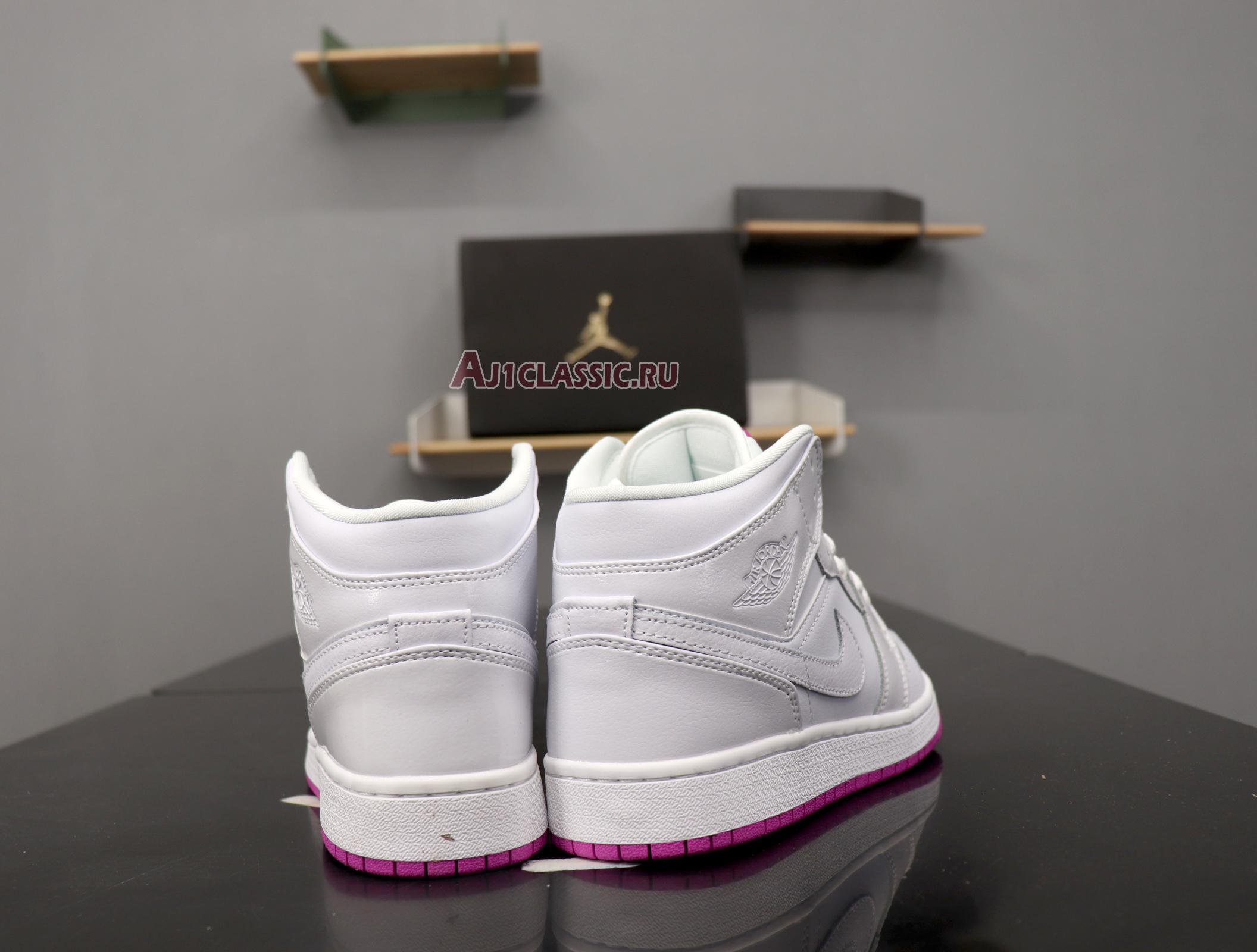 Air Jordan 1 Mid GS "Fuchsia" 555112-100