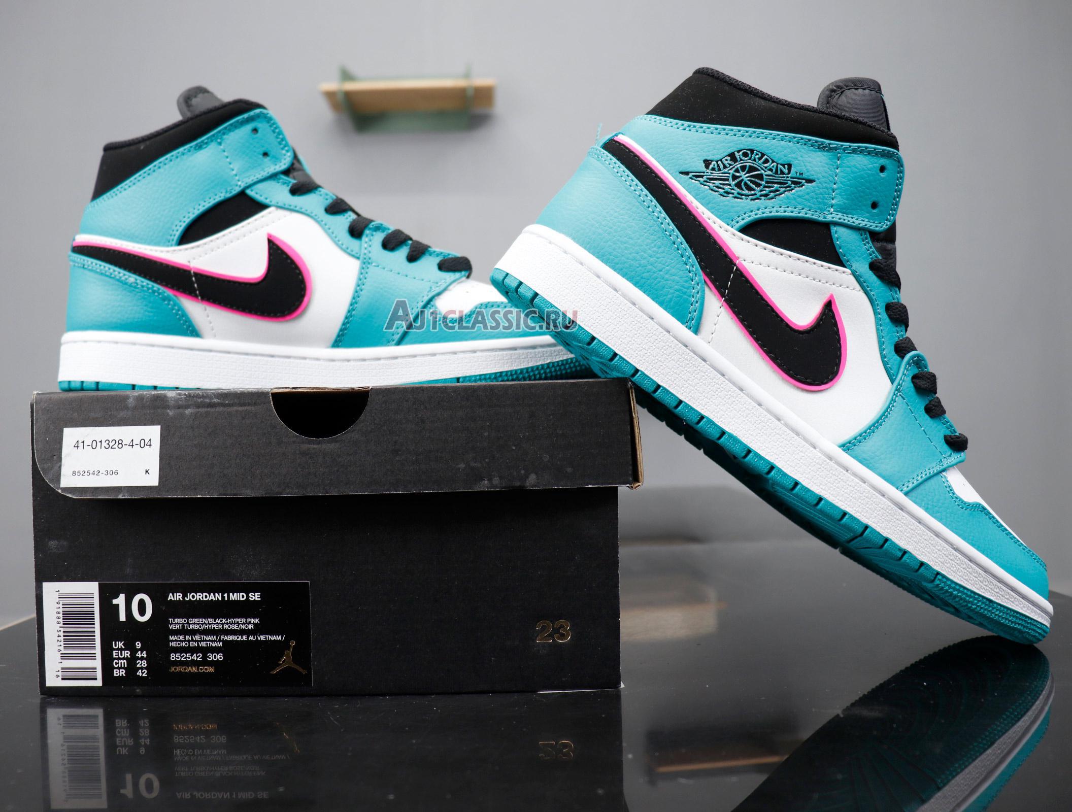 New Air Jordan 1 Mid SE "South Beach" 852542-306 Shoes