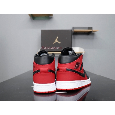 Air Jordan 1 Mid Banned 554724-610 Gym Red/Black-White Sneakers