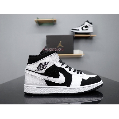 Air Jordan 1 Retro Mid Tuxedo 554724-113 Black/White Sneakers