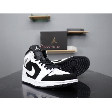 Air Jordan 1 Retro Mid Tuxedo 554724-113 Black/White Sneakers