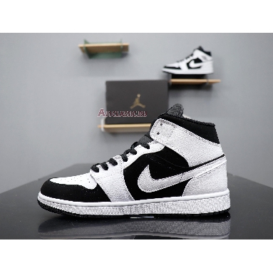 Air Jordan 1 Retro Mid Tuxedo 554724-113 Black/White Sneakers