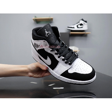 Air Jordan 1 Retro Mid Tuxedo 554724-113 Black/White Sneakers