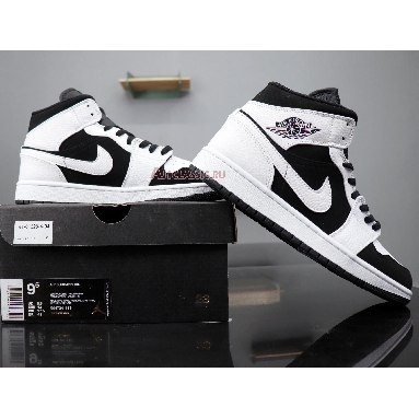 Air Jordan 1 Retro Mid Tuxedo 554724-113 Black/White Sneakers