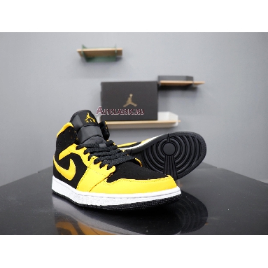 Air Jordan 1 Retro Mid Reserve New Love 554724-071 Black/University Gold-White Sneakers