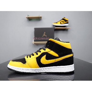 Air Jordan 1 Retro Mid Reserve New Love 554724-071 Black/University Gold-White Sneakers