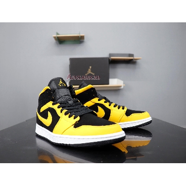 Air Jordan 1 Retro Mid Reserve New Love 554724-071 Black/University Gold-White Sneakers