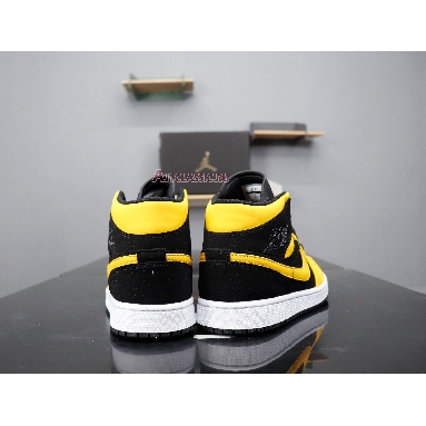 Air Jordan 1 Retro Mid Reserve New Love 554724-071 Black/University Gold-White Sneakers