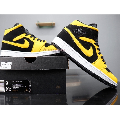 Air Jordan 1 Retro Mid Reserve New Love 554724-071 Black/University Gold-White Sneakers