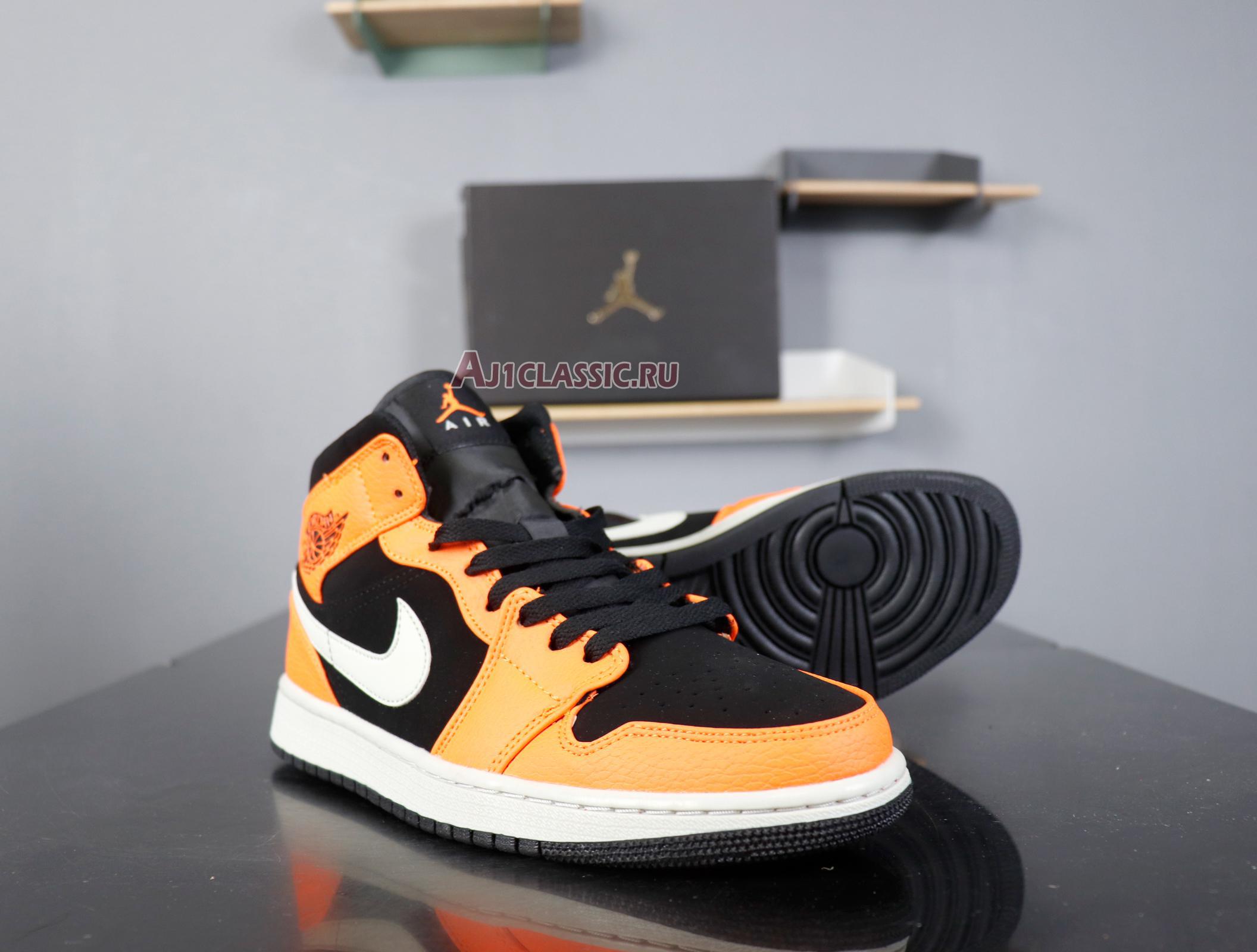 New Air Jordan 1 Mid "Black Cone" 554724-062 Shoes