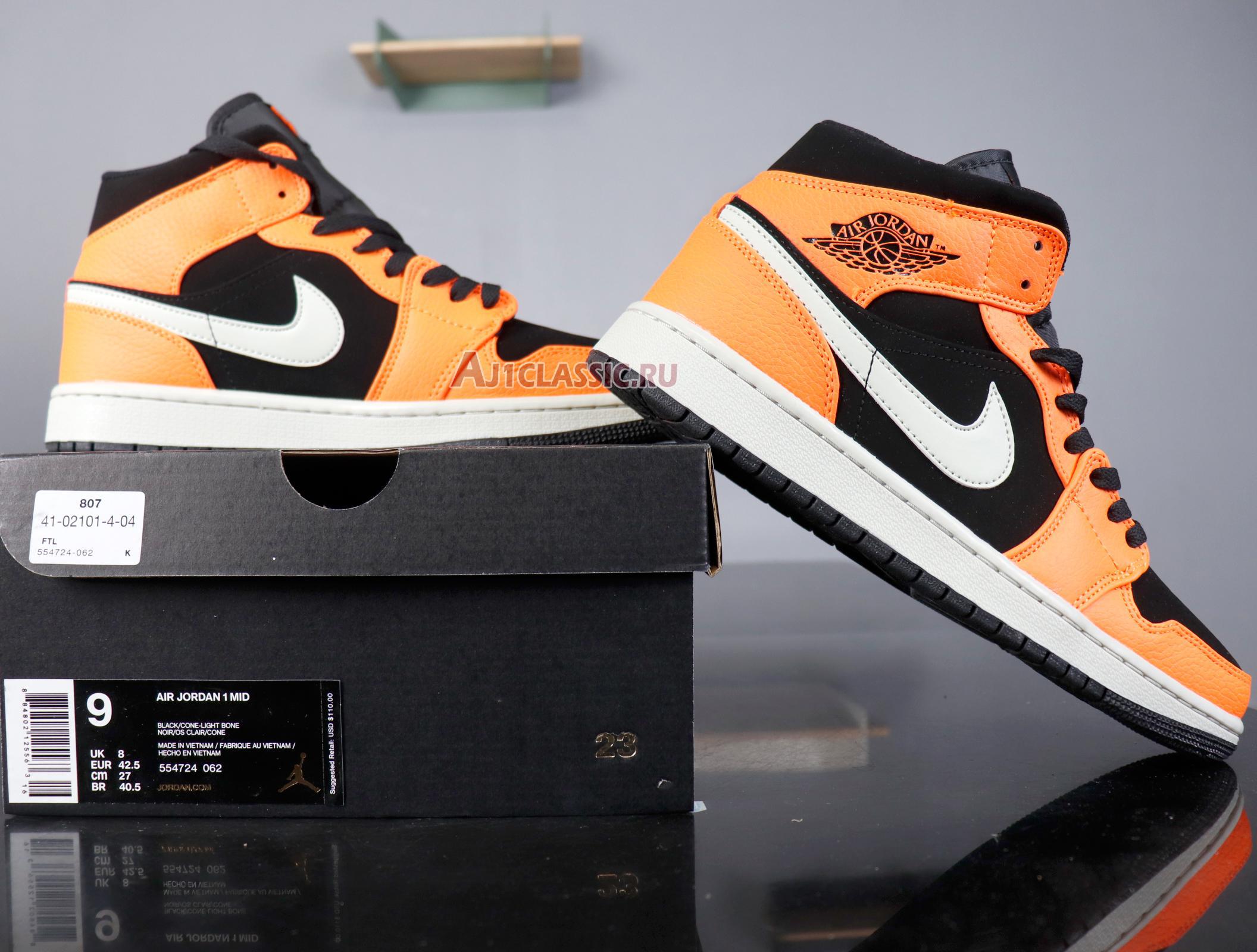 Air Jordan 1 Mid "Black Cone" 554724-062