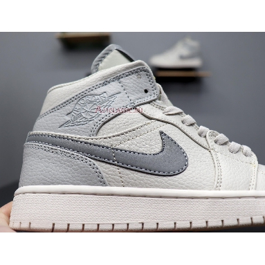 Air Jordan 1 Mid Retro SE Grey Fog 852542-003 Light Bone/Grey Fog Mens Womens Shoes