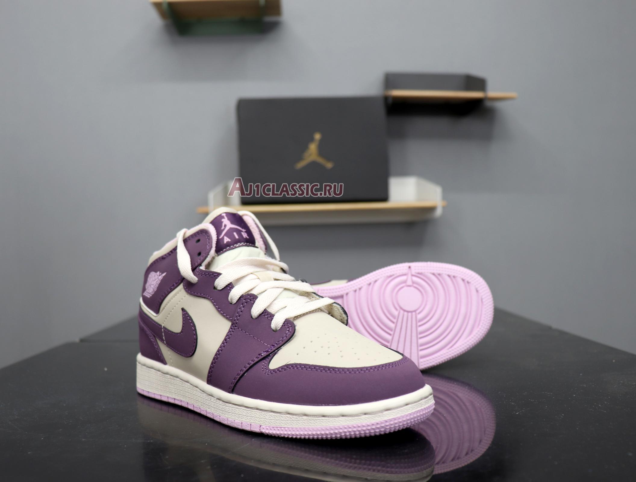 Air Jordan 1 Retro Mid GS "Pro Purple" 555112-500