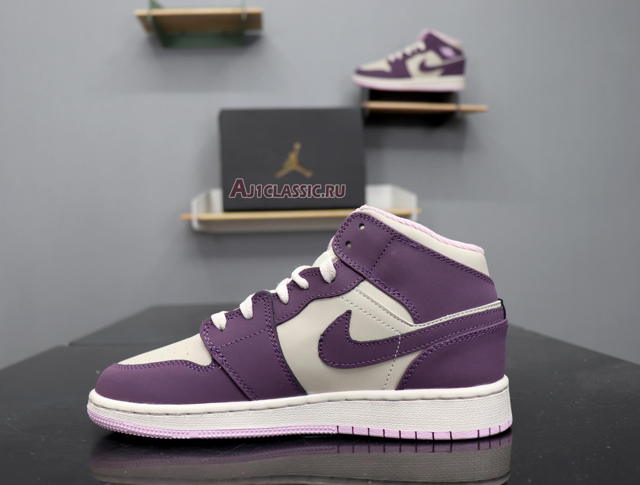 Air Jordan 1 Retro Mid GS "Pro Purple" 555112-500