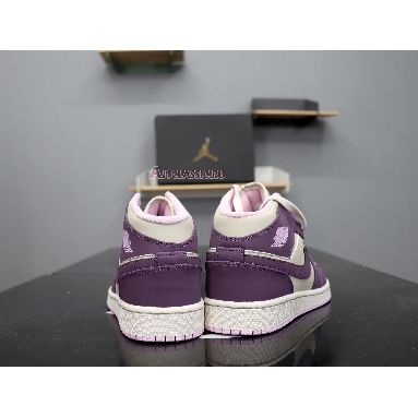 Air Jordan 1 Retro Mid GS Pro Purple 555112-500 Pro Purple/Desert Sand Sneakers