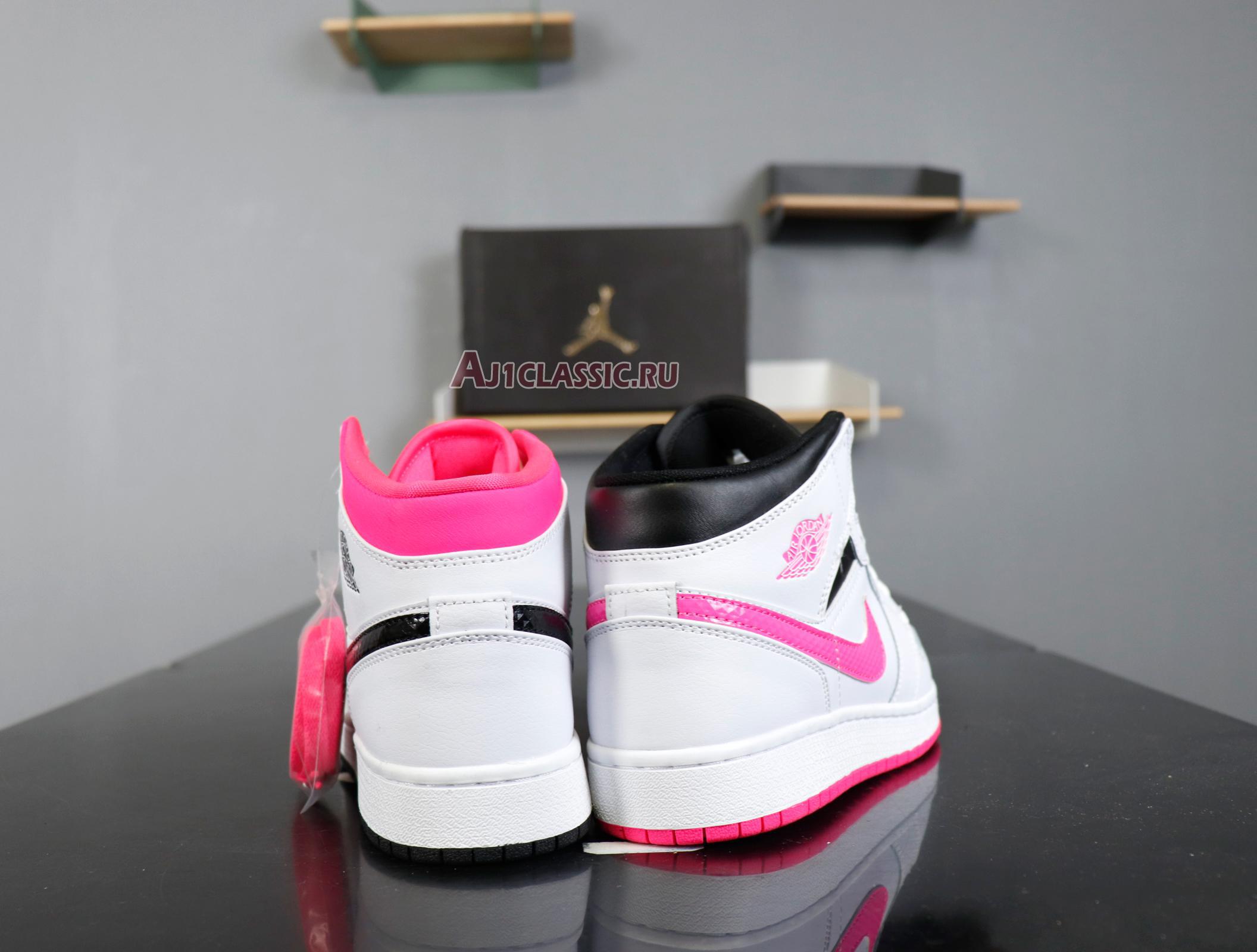 New Air Jordan 1 Retro Mid GS "Hyper Pink" 555112-106 Shoes