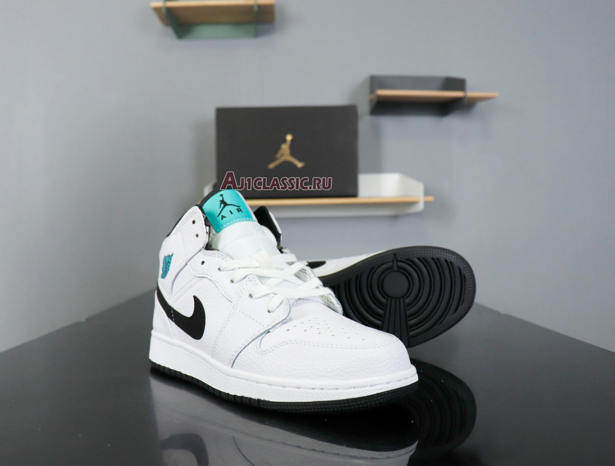 Air Jordan 1 Mid BG "Hyper Jade" 554725-122