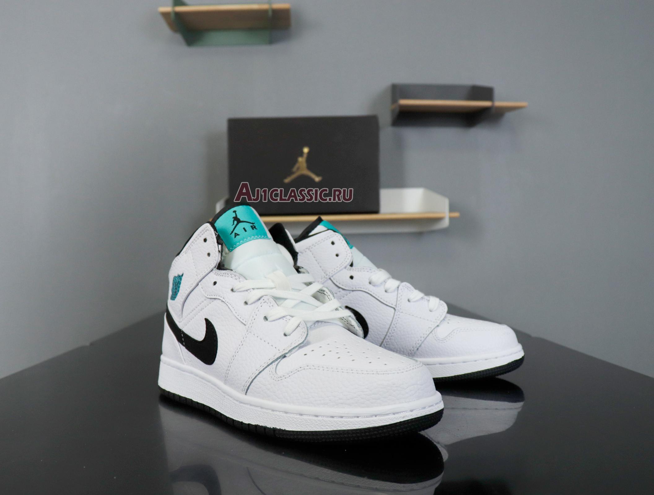 Air Jordan 1 Mid BG "Hyper Jade" 554725-122