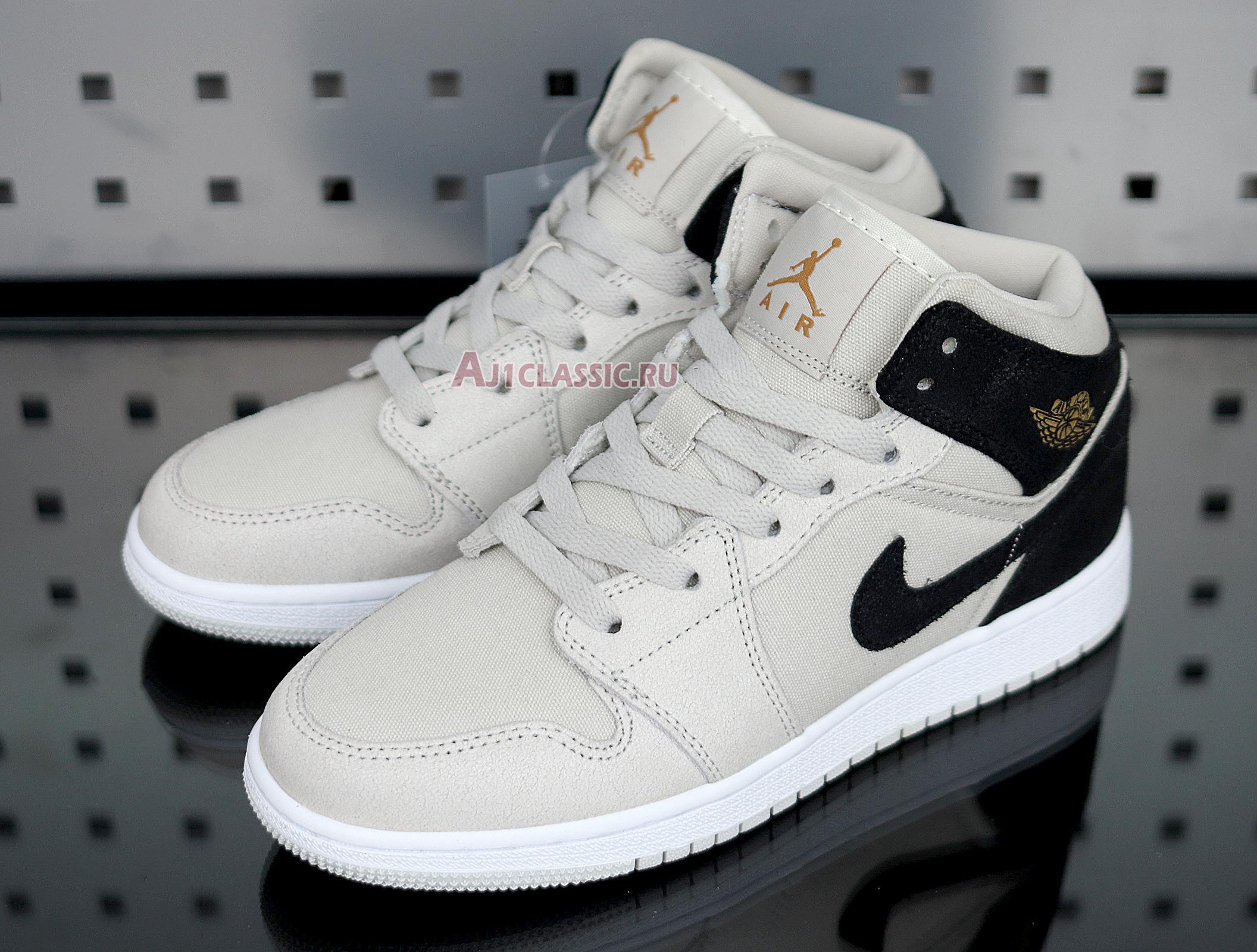 Air Jordan 1 Retro Mid "Light Bone" 554725-023