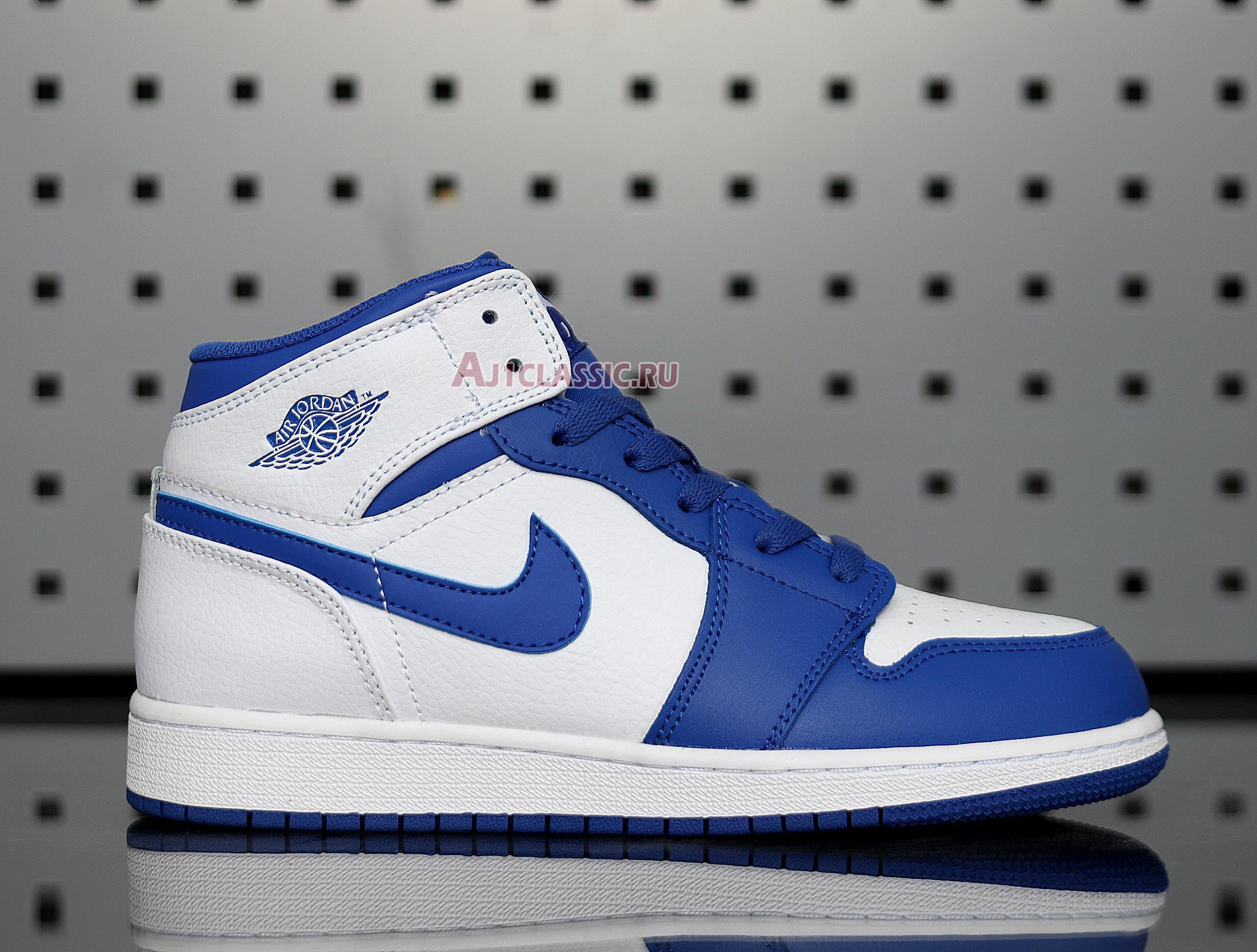 New Air Jordan 1 Mid "Hyper Royal" 554724-114 Shoes