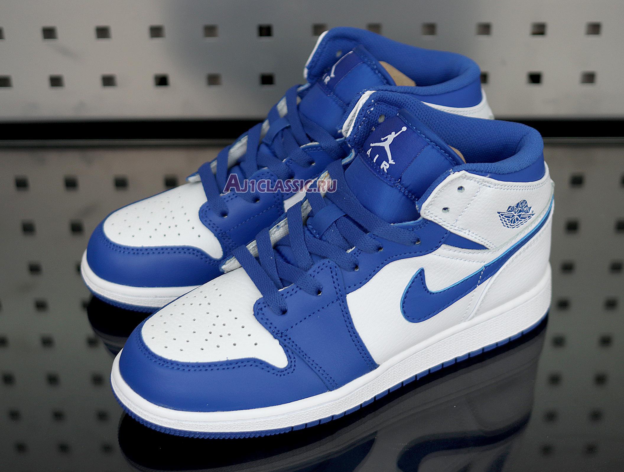 Air Jordan 1 Mid "Hyper Royal" 554724-114