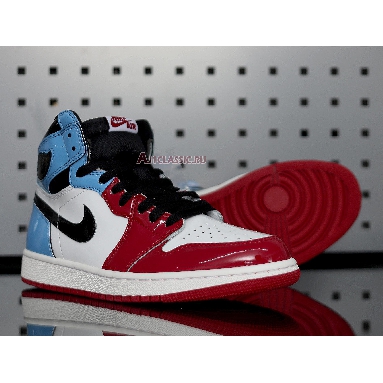 Air Jordan 1 Retro High OG Fearless CK5666-100 White/University Blue-Varsity Red-Black Sneakers