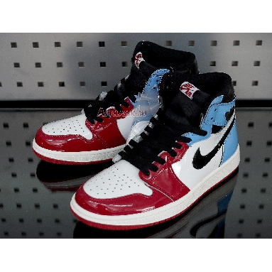 Air Jordan 1 Retro High OG Fearless CK5666-100 White/University Blue-Varsity Red-Black Sneakers