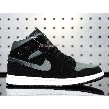 Air Jordan 1 Mid SE Nylon Black Grey 852542-012 Black/Grey Sneakers