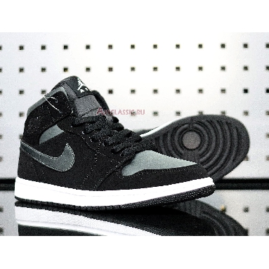 Air Jordan 1 Mid SE Nylon Black Grey 852542-012 Black/Grey Sneakers