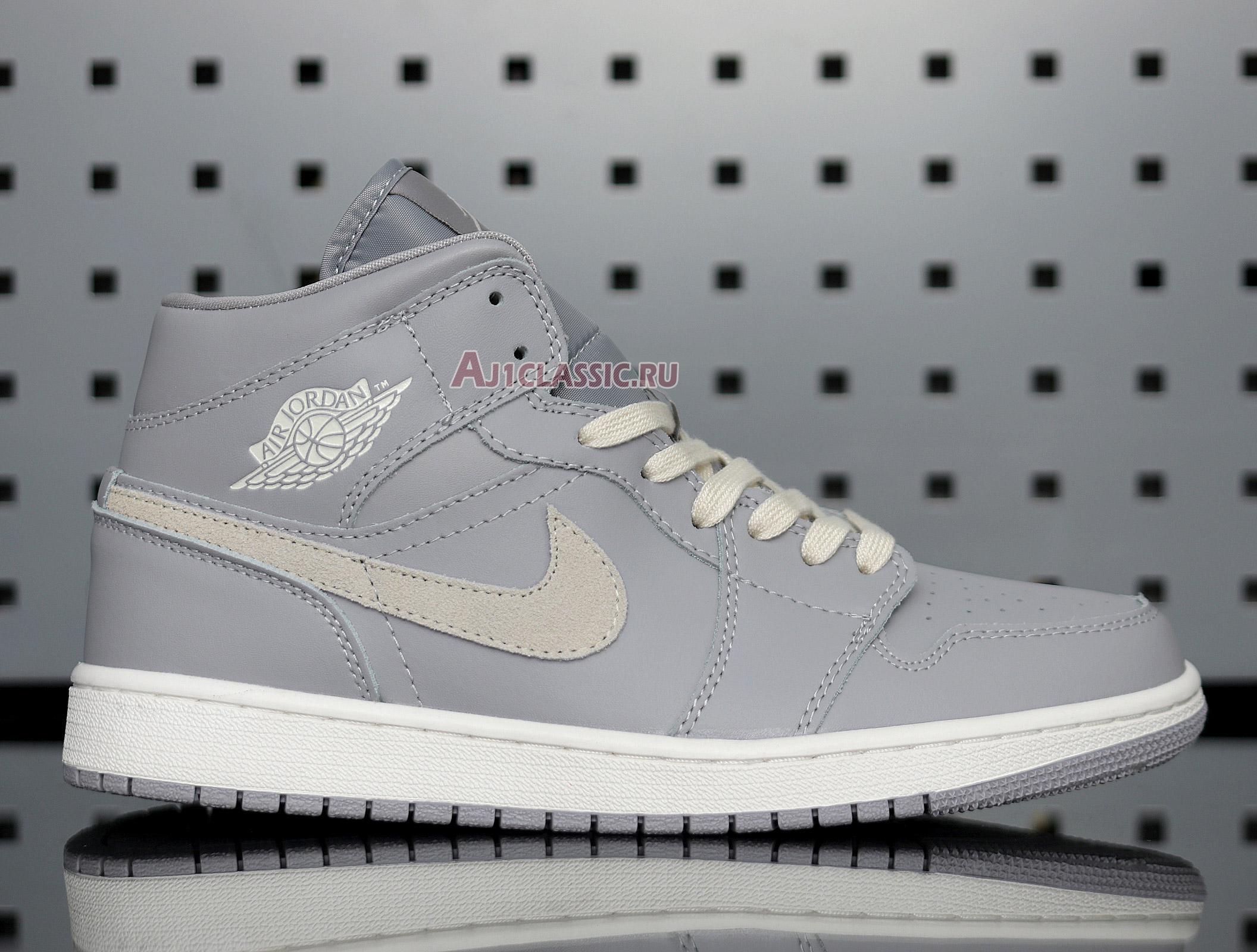 New Air Jordan 1 Mid "Grey Light Bone" CD7240-002 Shoes