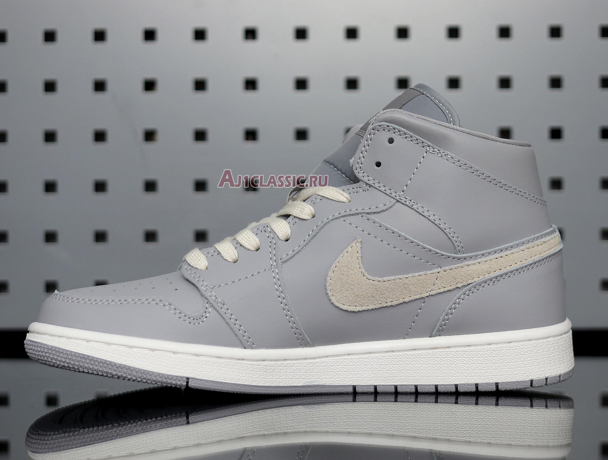 New Air Jordan 1 Mid "Grey Light Bone" CD7240-002 Shoes