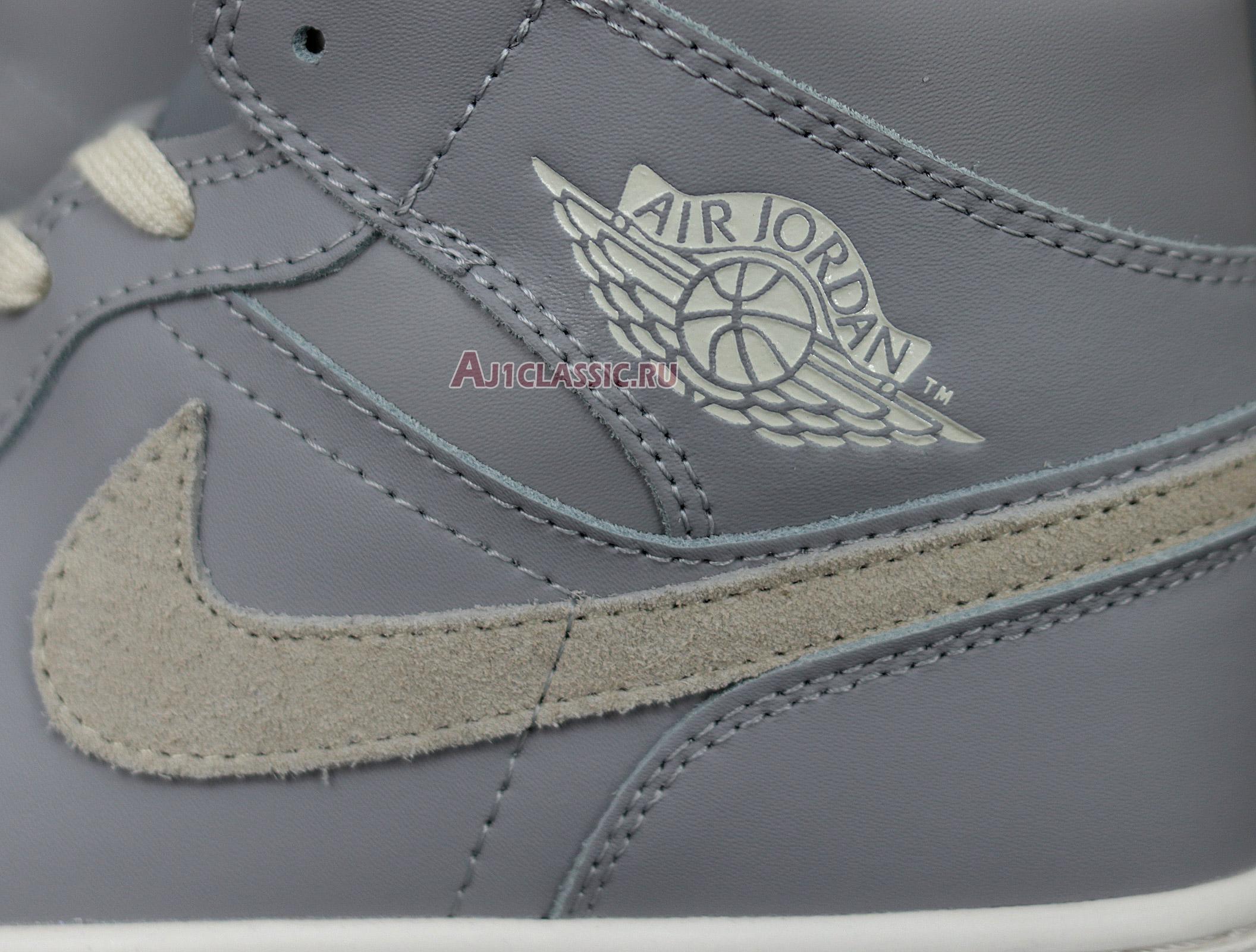 New Air Jordan 1 Mid "Grey Light Bone" CD7240-002 Shoes