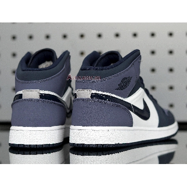 Air Jordan 1 Mid Sanded Purple 554724-445 Obsidian/Sanded Purple-White Mens Womens Shoes