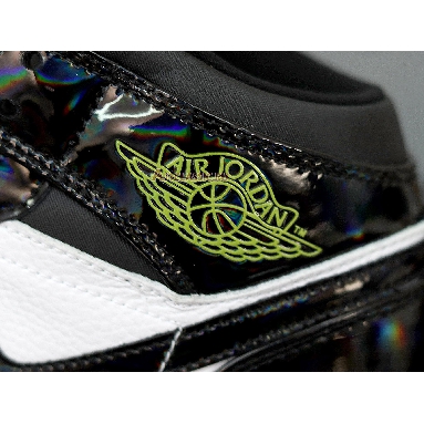 Air Jordan 1 Mid SE Black Cyber BQ6931-003 Black/Cyber-White-Mystic Green Mens Womens Shoes